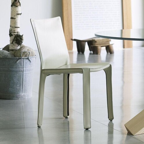 Cassina - Cab Mario Bellini Kernleder-Stuhl