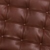 Knoll International - Barcelona Relax Sessel - braun/Gestell chrom/Leder Venezia/Special Edition