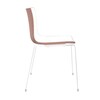 Arper - Catifa 46 0251 Chair Bicoloured Frame White - white/rose/seat shell glossy/inside matt/frame white matt V12/new colour