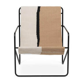 Ferm Living - Desert Lounge Chair Black Frame