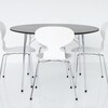 Fritz Hansen - La Fourmi - Chaise glacé/semi-laqué 46,5cm