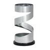 ClassiCon - Usha - Schermstandaard - chroom/zwart/sokkel van hout/drip pan grijs/Ø 25cm boven