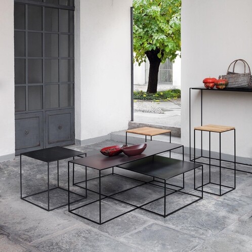 Zeus - Slim Irony Art - Table d'appoint 41x41cm