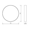 ClassiCon - Cypris - Miroir mural - dessin au trait