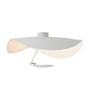 Catellani & Smith - Lederam Manta CWS1 LED Decken-/Wandleuchte - weiß/2700K/1590lm/CRI80/60cm/Stange weiß/ Scheibe weiß