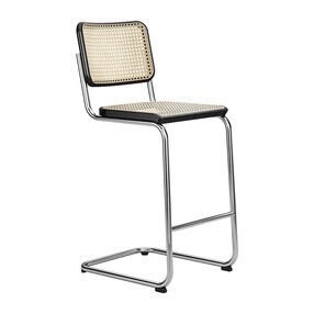 Thonet - S 32 VH Barhocker mit Rohrgeflecht 112cm
