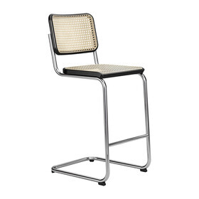 Thonet - S 32 VH Bar Stool with Wickerwork 112cm