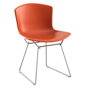 Knoll International - Bertoia Plastic Stuhl Gestell verchromt