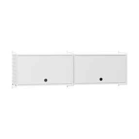 String - Hängeschrank mit Klapptüren 156x50x30cm