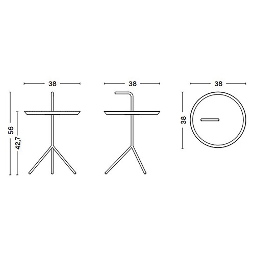 HAY DLM Side Table | AmbienteDirect HAY DLM Side Table | AmbienteDirect