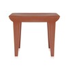 Kartell - Bubble Club - Table d'Appoint - terre de Sienne / 52x52cm