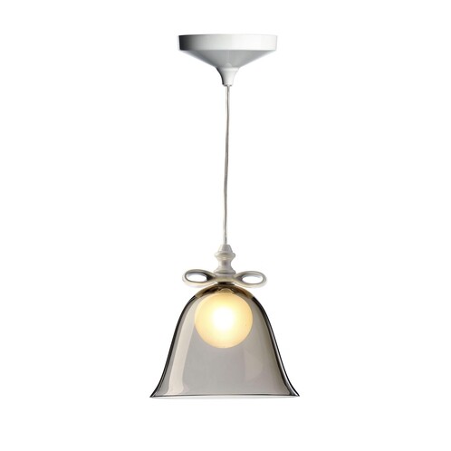 Moooi - Bell Lamp Pendelleuchte - grau/weiß/transparent