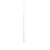 NORR 11 - Pipe Two LED Pendelleuchte - weiß/Kabel weiß/Ø 3,5cm/ H: 48cm/80-90lm