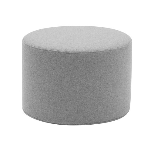 Softline - Drum- Tabouret / table d'appoint S - clair gris/Etoffe Felt 620/H 30cm / Ø 45cm