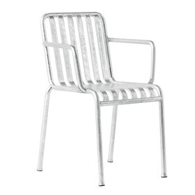 HAY - Chaise de jardin avec accoudoirs Palissade galvanisé
