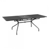 emu - Athena - Tuintafel uitschuifbaar 160x90cm - antiekijzer/poedercoating/LxBxH 160+50x90x75cm