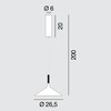 Rotaliana - Dry H1 LED - Pendellamp - Strichzeichnung