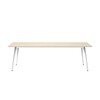 Montana - JW - Table 120x240cm - chêne/massif/structure aluminium poli