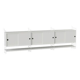 String - Wall Cabinet with Shelf 240x75x30cm