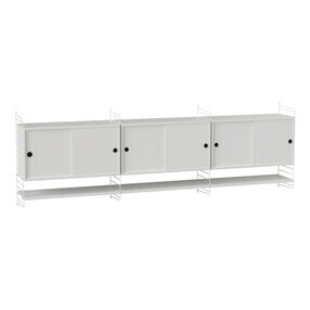 String - Wandkast met plank 240x75x30cm