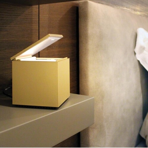 Cini u0026 Nils Cuboluce Bedside Lamp | AmbienteDirect