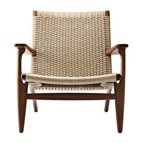 Carl Hansen - Fauteuil CH25 structure noyer