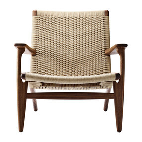 Carl Hansen - Fauteuil CH25 structure noyer