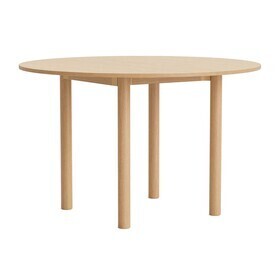 HAY - Annex eettafel Ø 120cm eiken onderstel