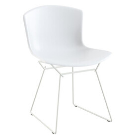 Knoll International - Bertoia Plastic Side Chair Frame White