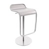 la palma - Lem 66-79 Bar Stool Frame Chrome Mat - stainless steel/stainless steel/frame mat chromed/adjustable in height from 66 to 79 cm