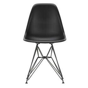 Vitra - Eames Plastic Side Chair DSR RE onderstel zwart