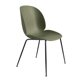 Gubi - Chaise à mange structure noire Beetle