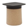Kristalia - Degree Hocker/Beistelltisch - schwarz/kork/Polypropylen/Kork