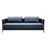 Softline - Madison Sofa Bed - blue/fabric Vision 441/WxHxD 209x75x95cm/black base