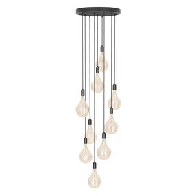 Tala - Graphite Nine Pendant with Voronoi II hanglamp