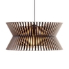 Secto Design - Kontro 6000 - Suspension - noir/laminé/câble/baldaquin noir/incl. ampoule LED 2700K/820lm