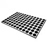Radius - Feet Back Door Mat - black/LxWxH 58.5x39x1.9cm
