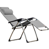 Jan Kurtz - Fiam Amida Lounger - grey/synthetic fabric/WxHxD 82x118x66,5cm/aluminium frame