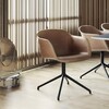 Muuto - Fiber Chair - Chaise rembourrée pivotant