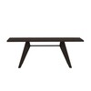 Vitra - Table Solvay Prouvé Tisch 200x90cm - eiche kerngeräuchert/Traverse tiefschwarz