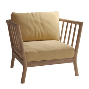 Fritz Hansen - Skagerak Tradition buiten loungestoel