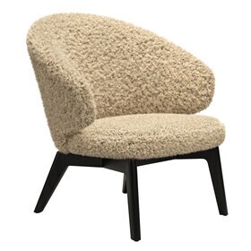 Fritz Hansen - Fauteuil Let structure frêne noire