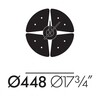 Vitra - Petal Clock Nelson - Horloge murale - dessin au trait
