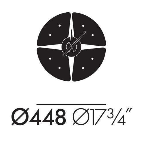 Vitra - Petal Clock Nelson - Horloge murale - dessin au trait