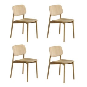 HAY - Set de 4 chaises Soft Edge 60