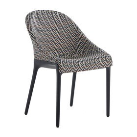 Kartell - Chaise avec accoudoirs Eleganza Ela Missoni