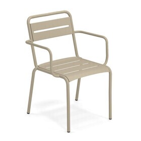 Emu - Chaise de jardin avec accoudoirs Star
