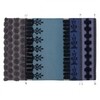 GAN - Glaoui Tumbuctú carpet - violet/blauw/zwart/maat 2/200x300cm