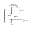 Artemide - Tizio Micro Desk Lamp - line drawing