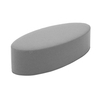 Softline - Bon-Bon Pouf L - hellgrau/Stoff Filz 620/BxHxT 120x33x50cm/Bezug abziehbar